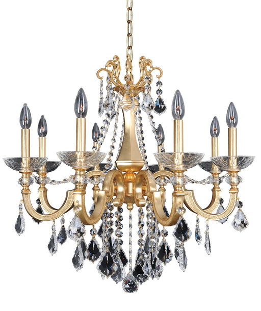 Barret 8-Light Chandelier in French Gold