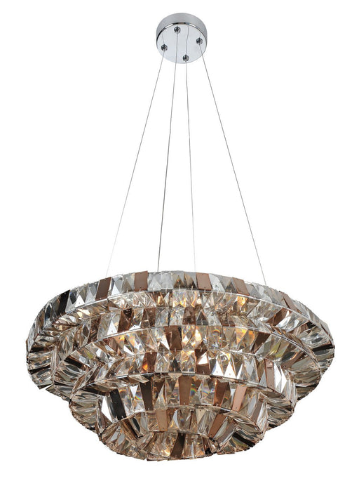 Gehry 8-Light Pendant in Polished Chrome