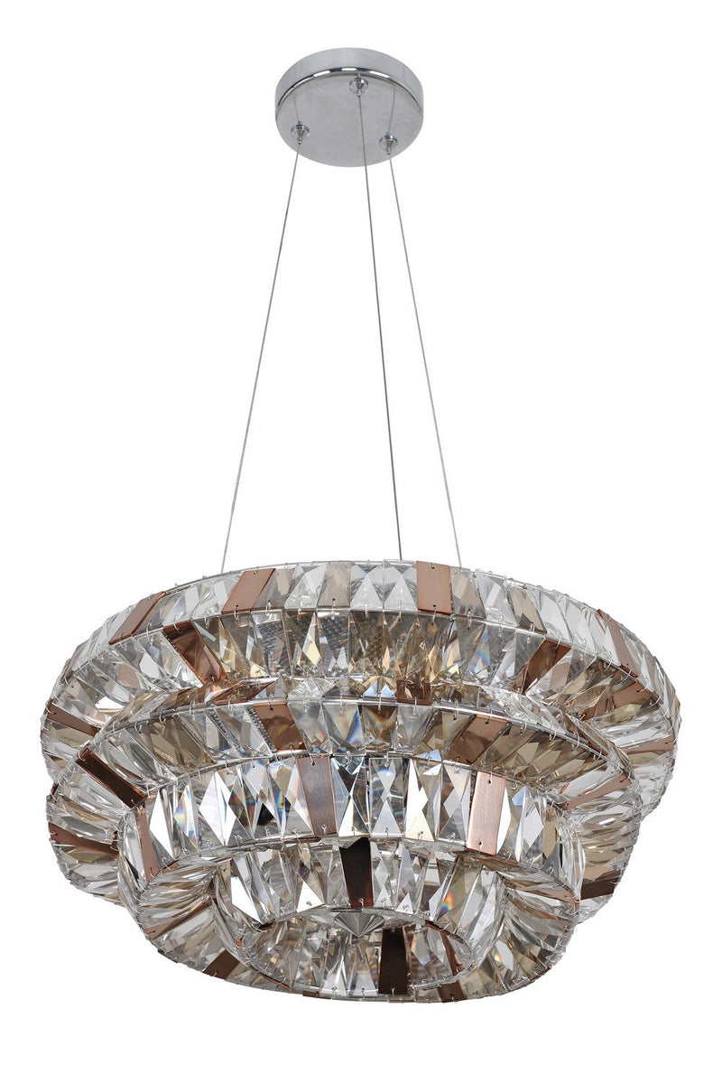 Gehry 6-Light Pendant in Polished Chrome