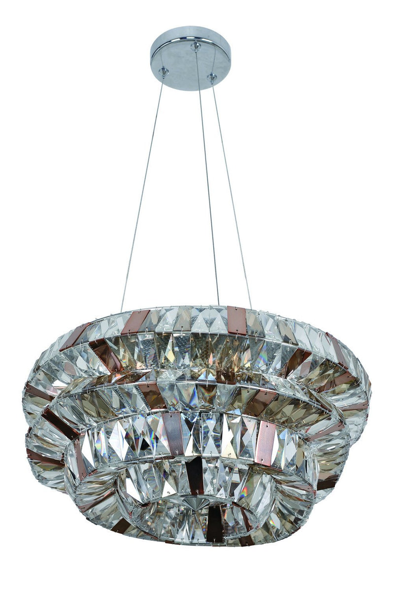 Gehry 15-Light Pendant in Polished Chrome