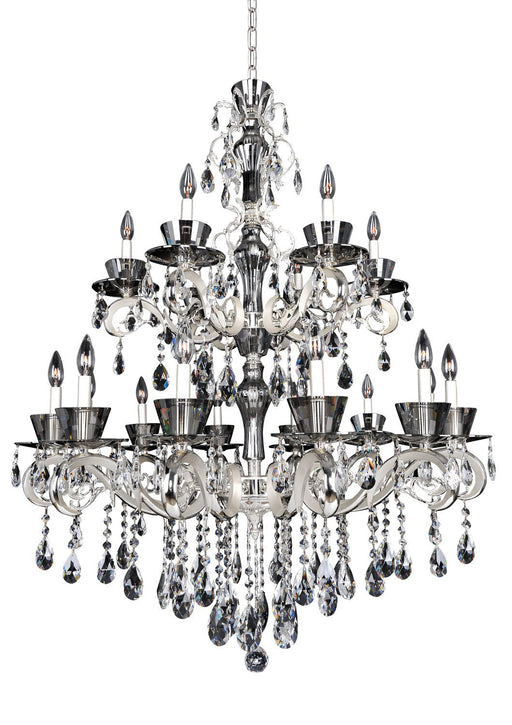Locatelli 18-Light Chandelier in Silver
