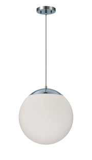 Gaze 1 Light 14" Pendant in Chrome