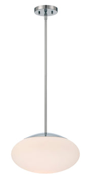 Gaze 1 Light 14" Pendant in Chrome