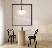 Gaze 1 Light 14" Pendant in Flat Black