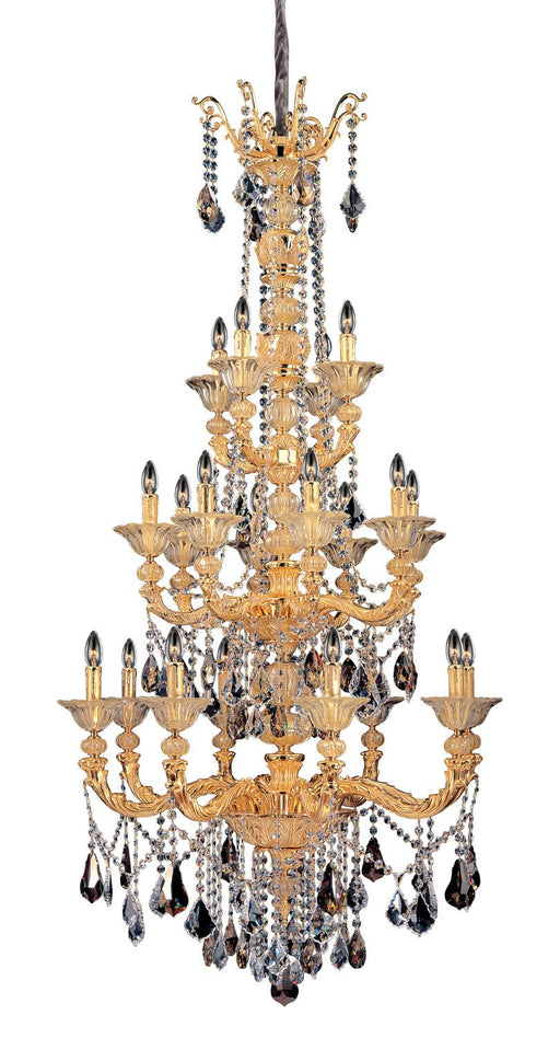 Mendelssohn 20-Light Chandelier in Two Tone Gold - 24K