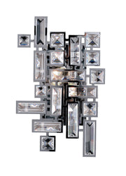 Vermeer 2-Light Small Wall Sconce in Polished Chrome