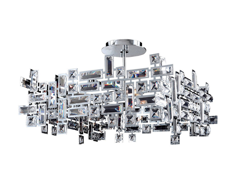 Vermeer 8-Light Pendant in Polished Chrome