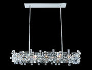 Vermeer 8-Light Linear Pendant in Polished Chrome