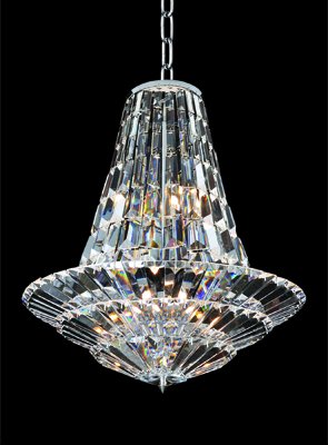 Auletta 12-Light Chandelier in Polished Chrome
