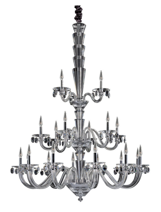 Fanshawe 21-Light Chandelier in Polished Chrome