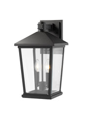 Beacon 2 Light 9.5" Outdoor Wall Light in Black