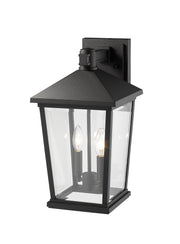 Beacon 2 Light 9.5" Outdoor Wall Light in Black