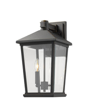 Beacon 2 Light 9.5" Outdoor Wall Light in Oil Rubbed Bronze