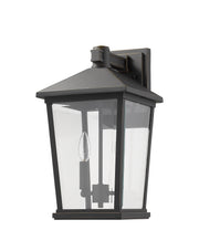 Beacon 2 Light 9.5" Outdoor Wall Light in Oil Rubbed Bronze