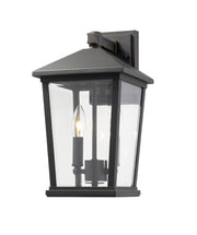Beacon 2 Light 8" Outdoor Wall Light in Oil Rubbed Bronze