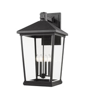 Beacon 4 Light 16" Outdoor Wall Light in Black