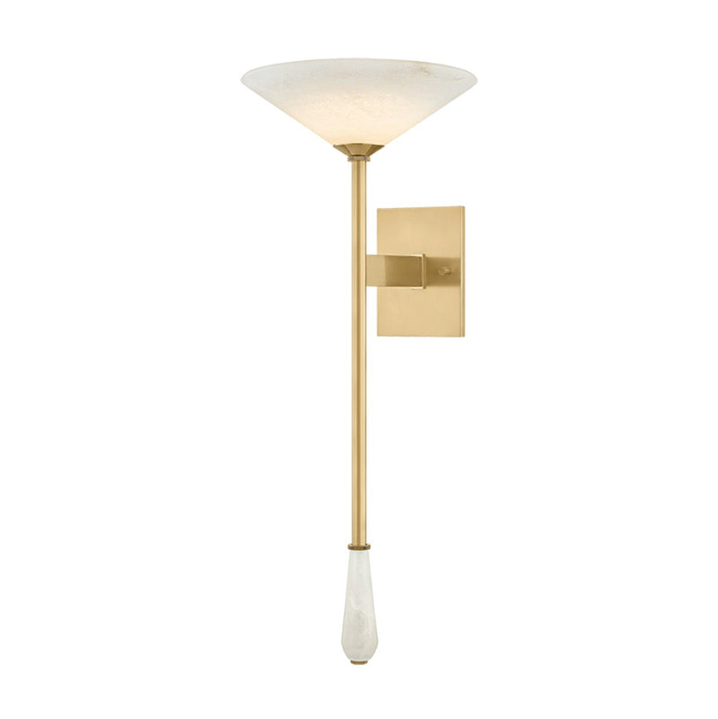 Lausanne Wall Sconce in Vintage Brass