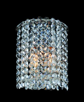 Milieu Metro 2-Light Wall Sconce in Polished Chrome