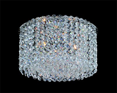 Milieu Metro 3-Light Flush Mount in Polished Chrome