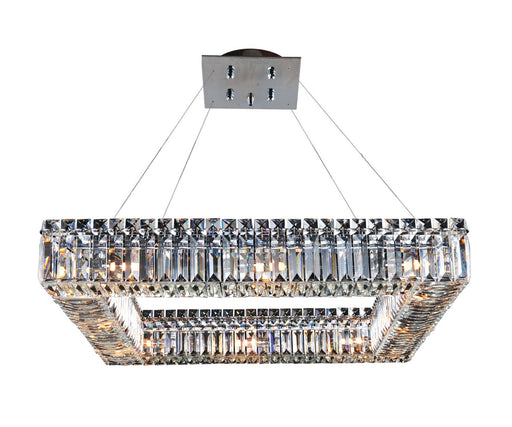 Quadro 12-Light Pendant in Polished Chrome