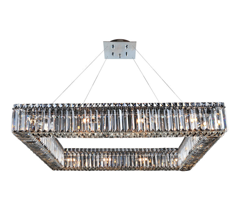 Quadro 16-Light Pendant in Polished Chrome