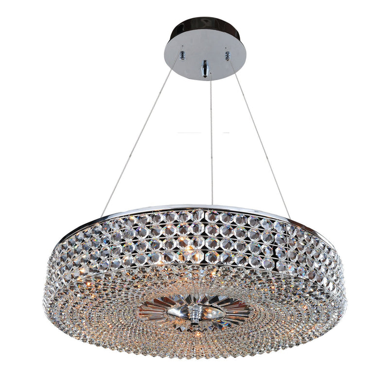 Arche 9-Light Pendant in Polished Chrome