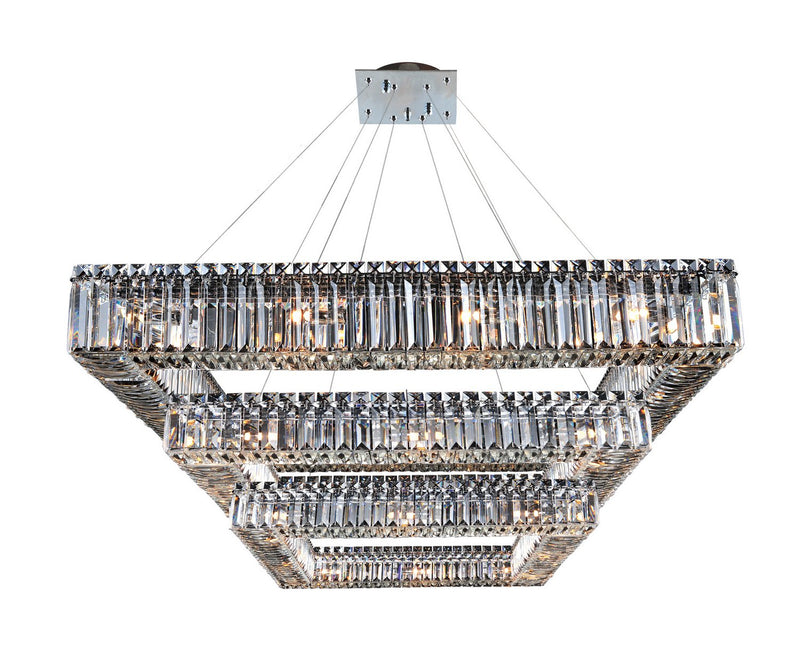 Quadro 36-Light Pendant in Polished Chrome
