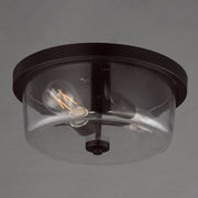 Fuller 2 Light Flush Mount in Oil Rubbed Bronze