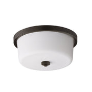 Fuller 2 Light Flush Mount in Oil Rubbed Bronze