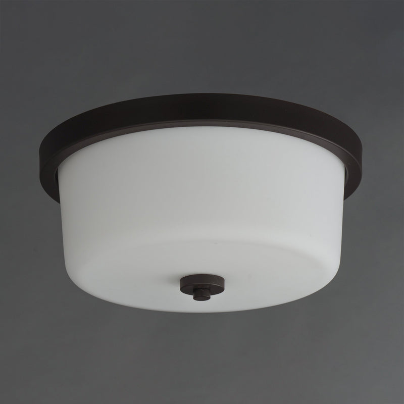 Fuller 2 Light Flush Mount in Oil Rubbed Bronze