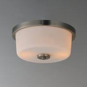 Fuller 2 Light Flush Mount in Satin Nickel