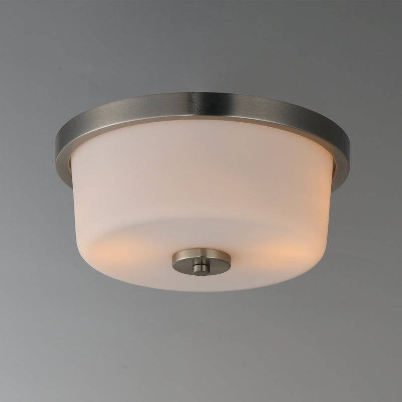 Fuller 2 Light Flush Mount in Satin Nickel