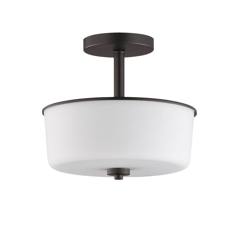 Fuller 2 Light Convertible Semi-Flush Mount in Oil Rubbed Bronze