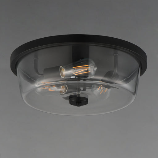 Fuller 3 Light Flush Mount in Black