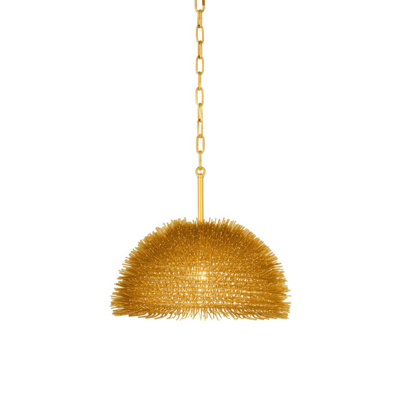 Urchin 18" Dome Pendant in Gold
