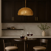 Urchin 18" Dome Pendant in Gold
