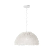 Urchin 18" Dome Pendant in White