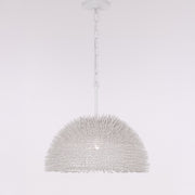 Urchin 18" Dome Pendant in White