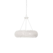 Urchin 6-Light 24" x 6.5" Pendant in White