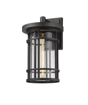 Jordan 1 Light 10" Outdoor Wall Light in Black