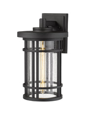 Jordan 1 Light 10" Outdoor Wall Light in Black
