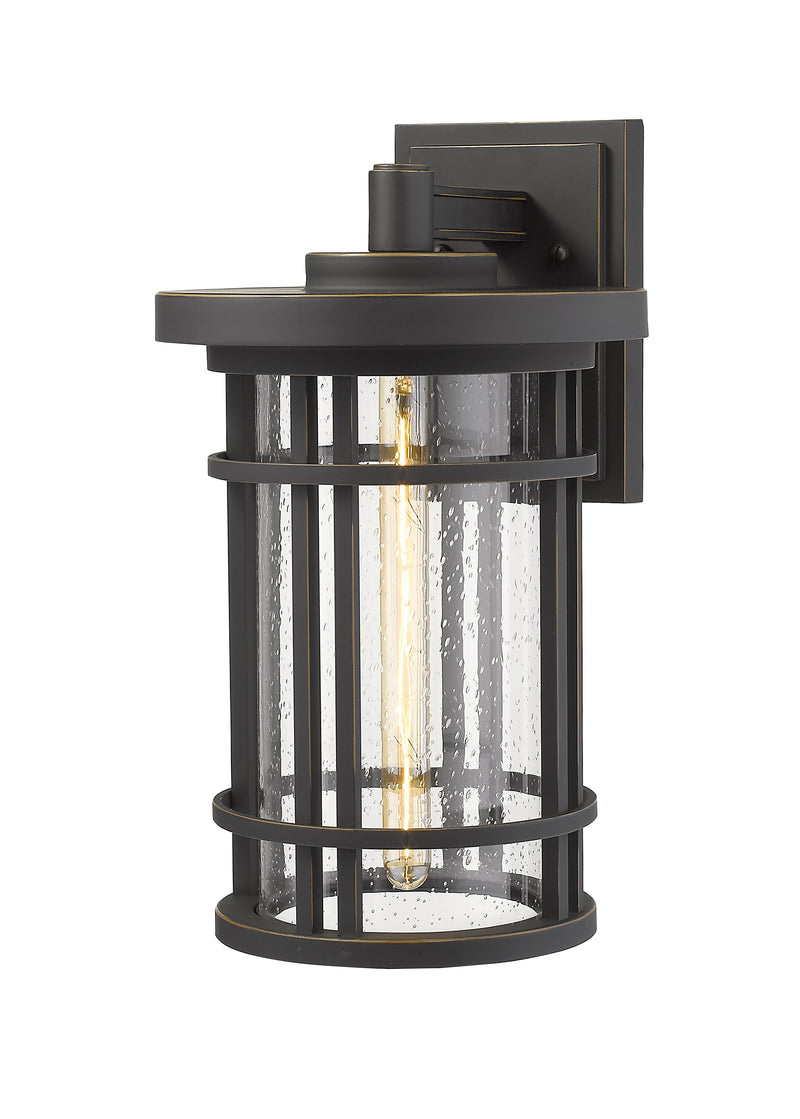 Jordan 1 Light 10" Outdoor Wall Light in Oil Rubbed Bronze