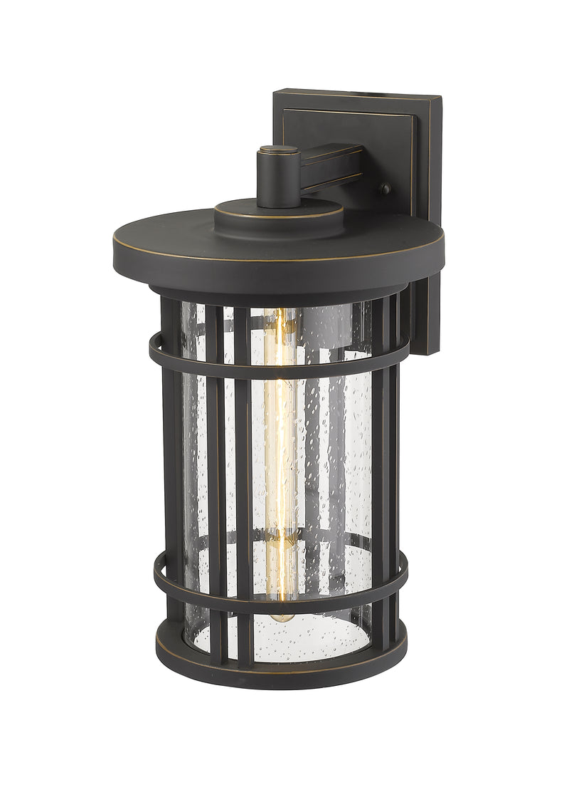 Jordan 1 Light 10" Outdoor Wall Light in Oil Rubbed Bronze