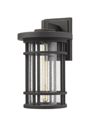 Jordan 1 Light 10" Outdoor Wall Light in Oil Rubbed Bronze