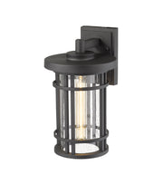 Jordan 1 Light 8" Outdoor Wall Light in Black