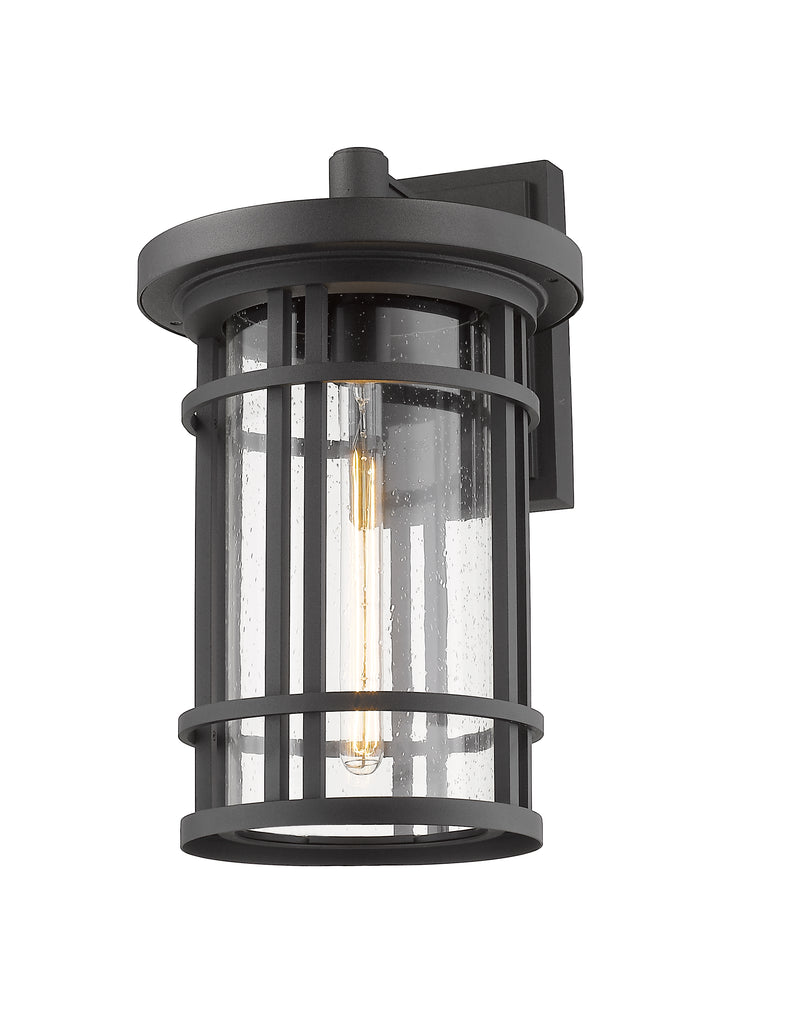 Jordan 1 Light 12" Outdoor Wall Light in Black