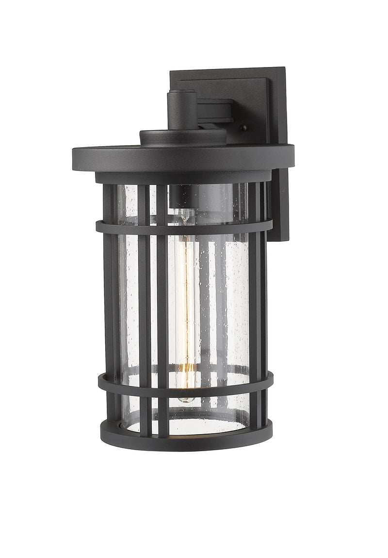 Jordan 1 Light 12" Outdoor Wall Light in Black