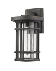 Jordan 1 Light 12" Outdoor Wall Light in Oil Rubbed Bronze