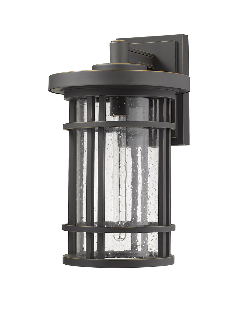 Jordan 1 Light 12" Outdoor Wall Light in Oil Rubbed Bronze