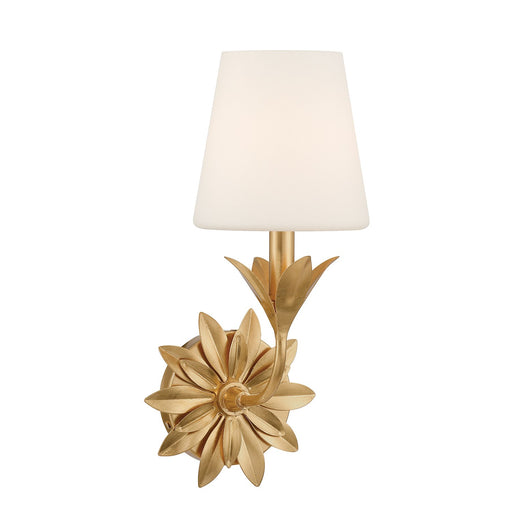 Broche 1 Light 6.5" Sconce in Antique Gold